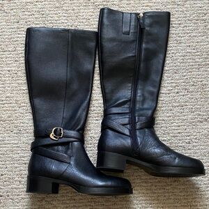 Karl Lagerfeld leather boots